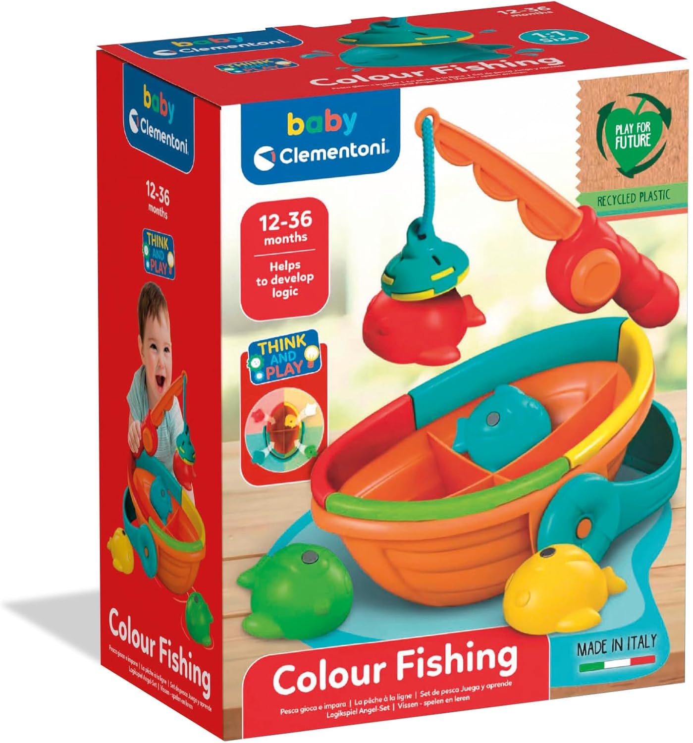 xBaby Clementoni Think & Play- Magneettinen Kalastusleikki