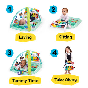 Baby Einstein 4-in-1 Kickin' Tunes Musical Meadow Aktiviteettimatto Vauvajumppa Musiikki