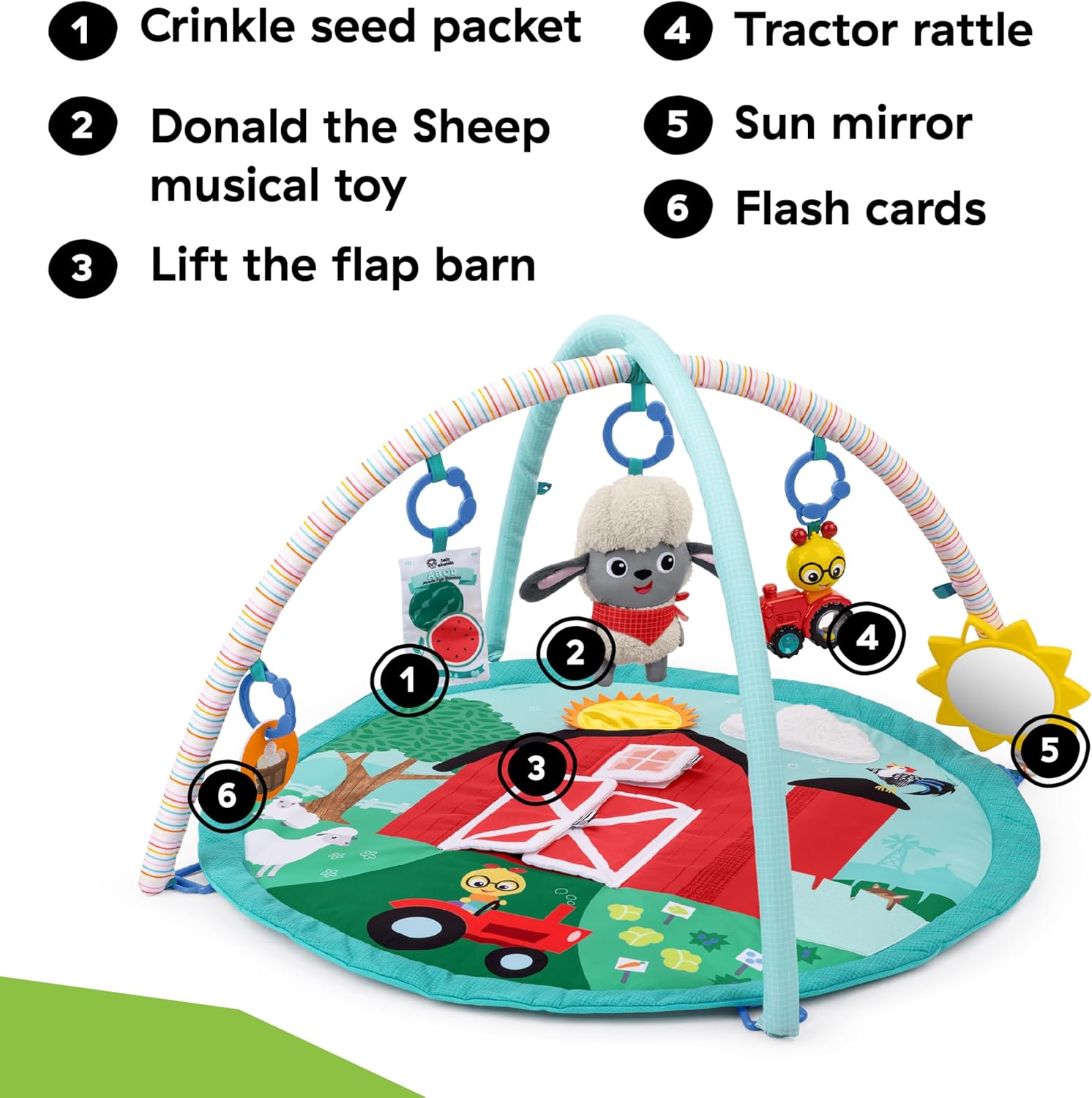 Baby Einstein Farm Explorers Happy Harvest Aktiviteettimatto