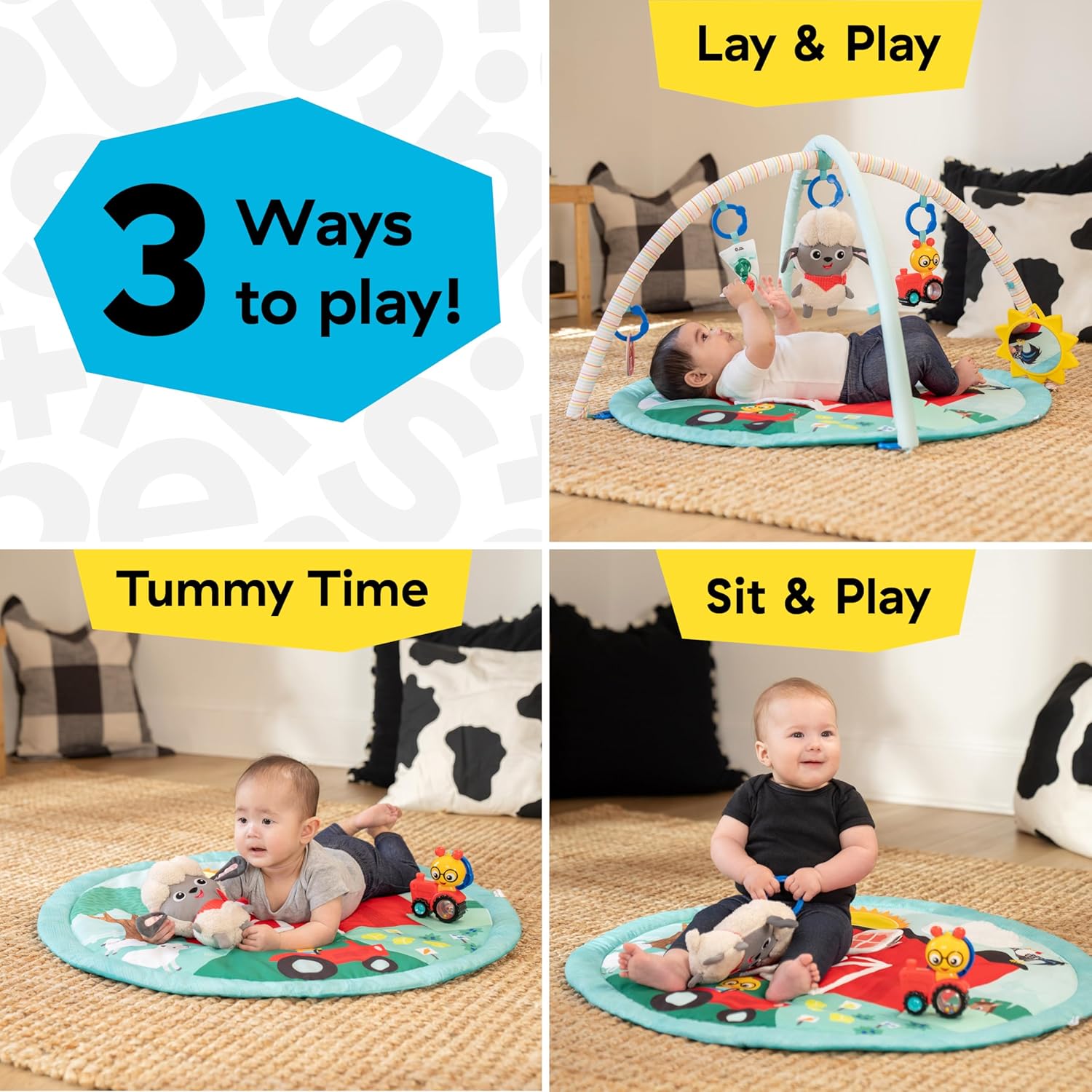 Baby Einstein Farm Explorers Happy Harvest Aktiviteettimatto