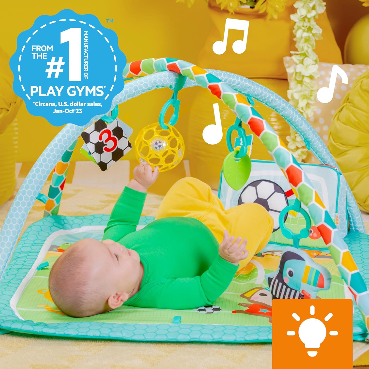 Baby Einstein Grip & Kick Leikkimatto/Aktiviteettimatto