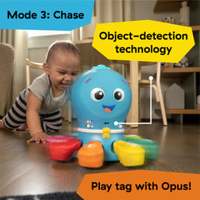 Baby Einstein Ocean Explorers Go Opus Go Liikkuva Mustekala Äänillä ja Valoilla