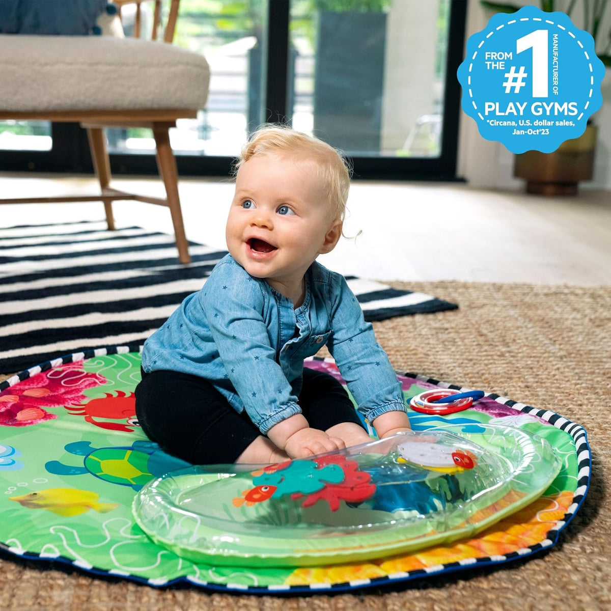 Baby Einstein Sea Floor Explorers 2-in-1 Aktiviteettimatto Vauvajumppa ja Vesimatto