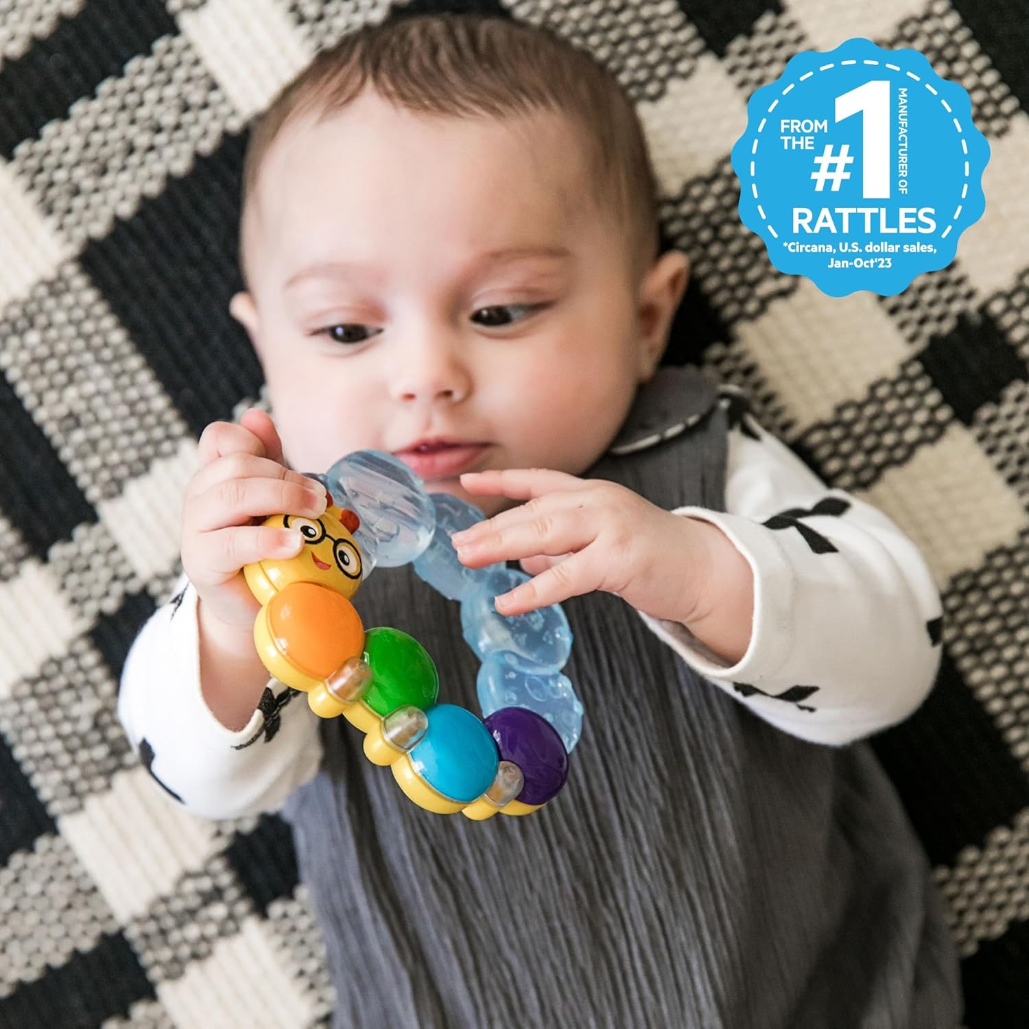 Baby Einstein Teether-Pillar Viilennettävä Purulelu