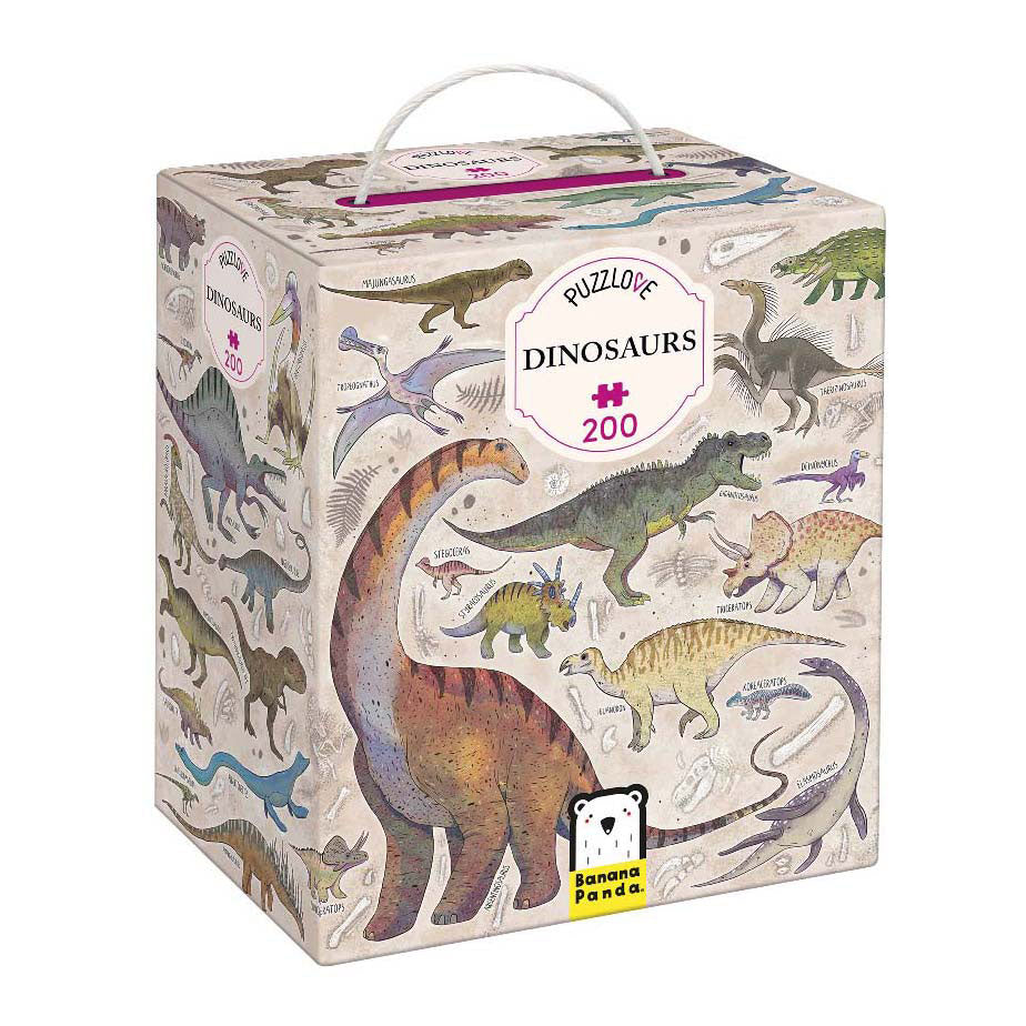 Bananapanda Puzzlove 200 Palan Palapeli Dinosaurukset