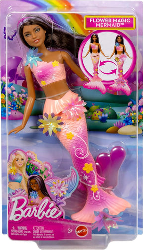 Barbie Blooming Mermaid Merenneito Nukke Pinkki