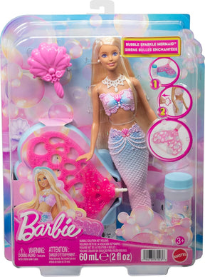 Barbie Bubble Sparkle Merenneito Nukke Leikkisetti