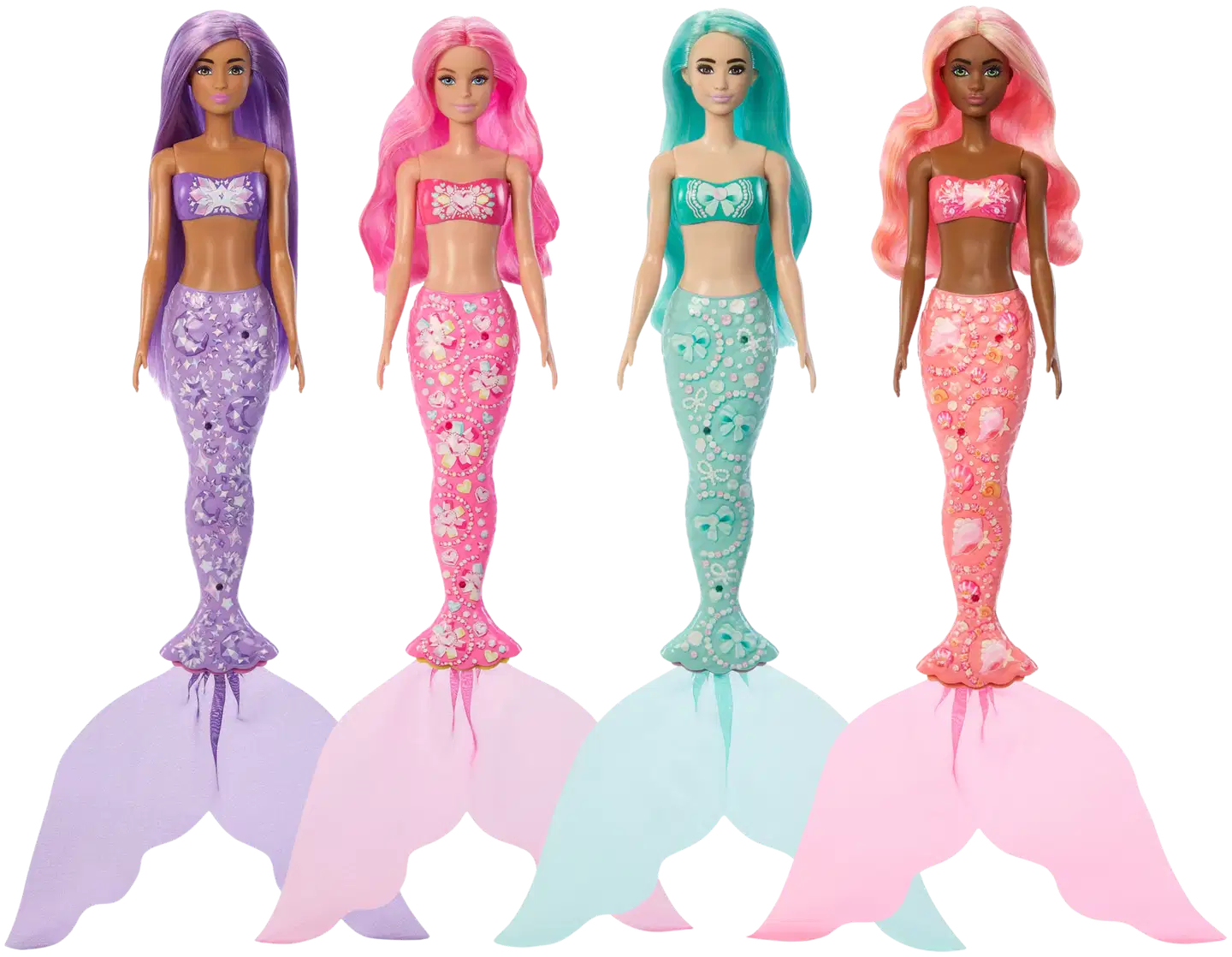 Barbie Color Reveal Merenneito Nukke 6 Yllätystä