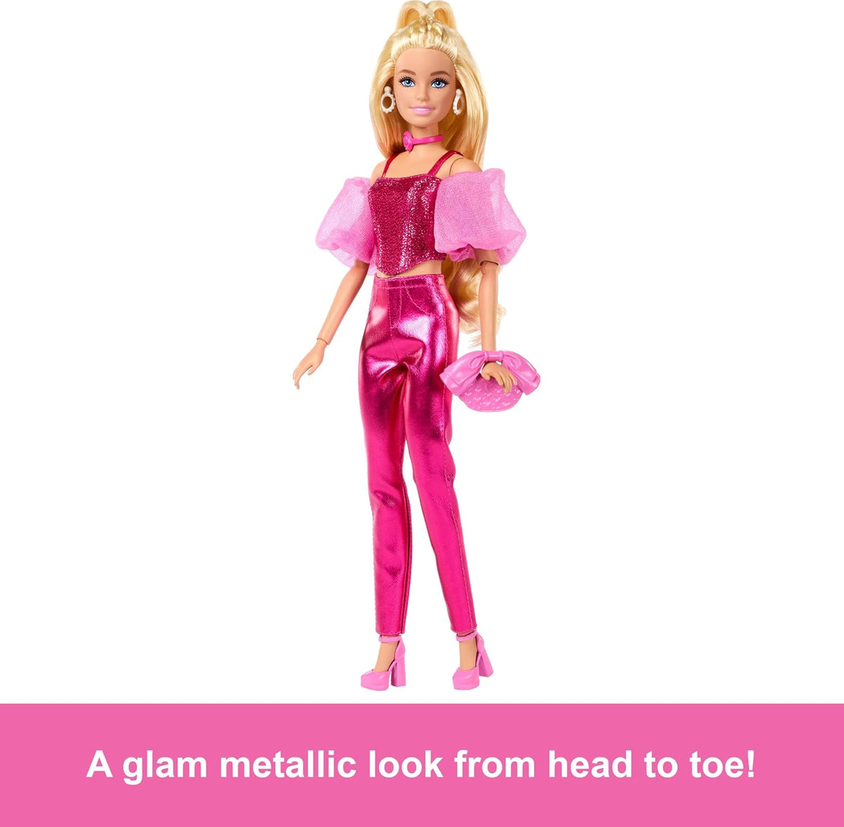 Barbie Deluxe Style Nukke Pinkki Toppi