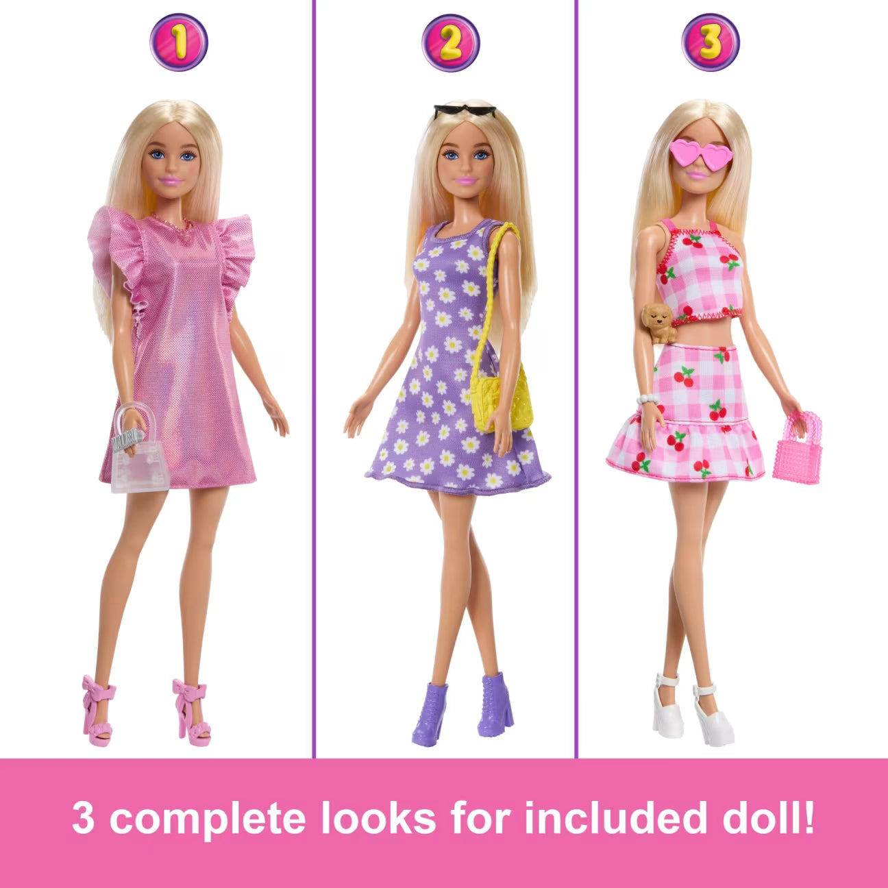 Barbie Dream Closet Vaatekaappi, Nukke ja Asusteet