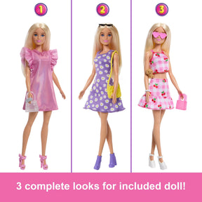 Barbie Dream Closet Vaatekaappi, Nukke ja Asusteet