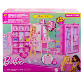 Barbie Dream Closet Vaatekaappi, Nukke ja Asusteet
