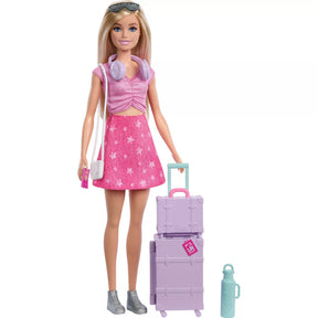 Barbie Family & Friends Adventure Malibu Nukke ja Matkustustarvikkeet
