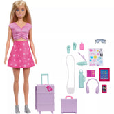 Barbie Family & Friends Adventure Malibu Nukke ja Matkustustarvikkeet