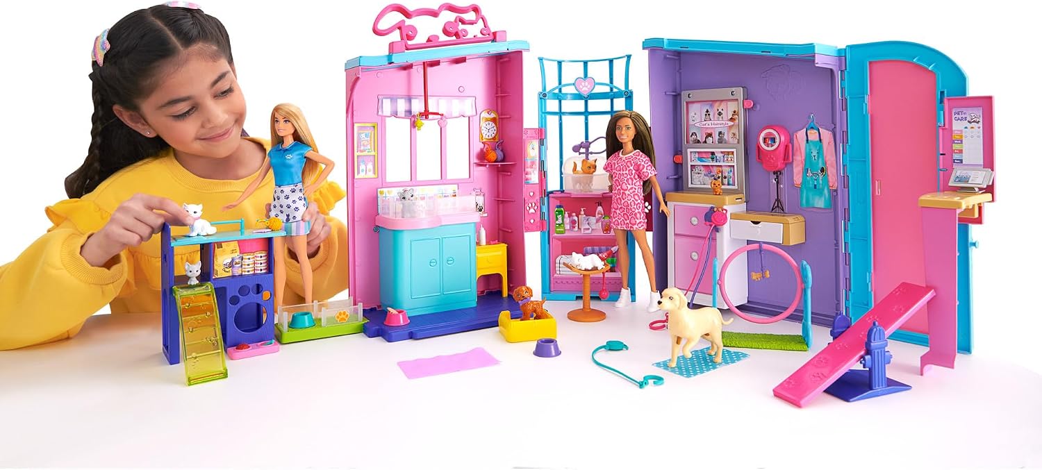 Barbie Lemmikkihoitola Leikkisetti