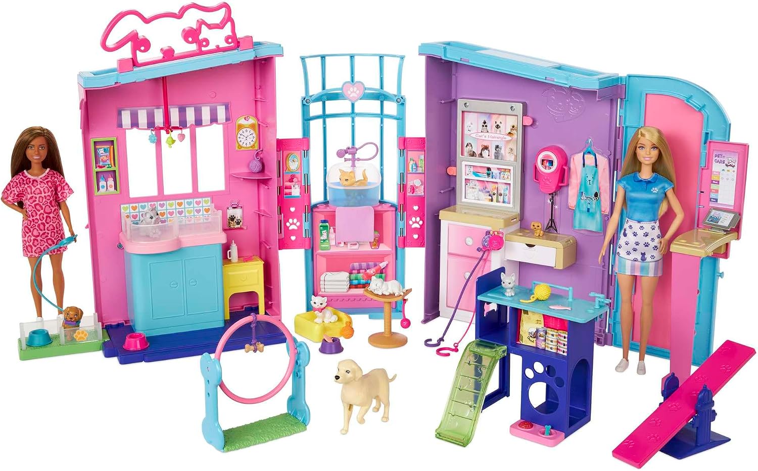 Barbie Lemmikkihoitola Leikkisetti