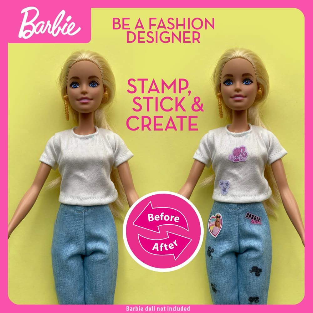 Barbie Make Your Own Casual Look Tee Se Itse Nuken Vaatesetti