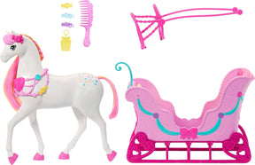 Barbie Pähkinänsärkijä Hevonen ja Reki