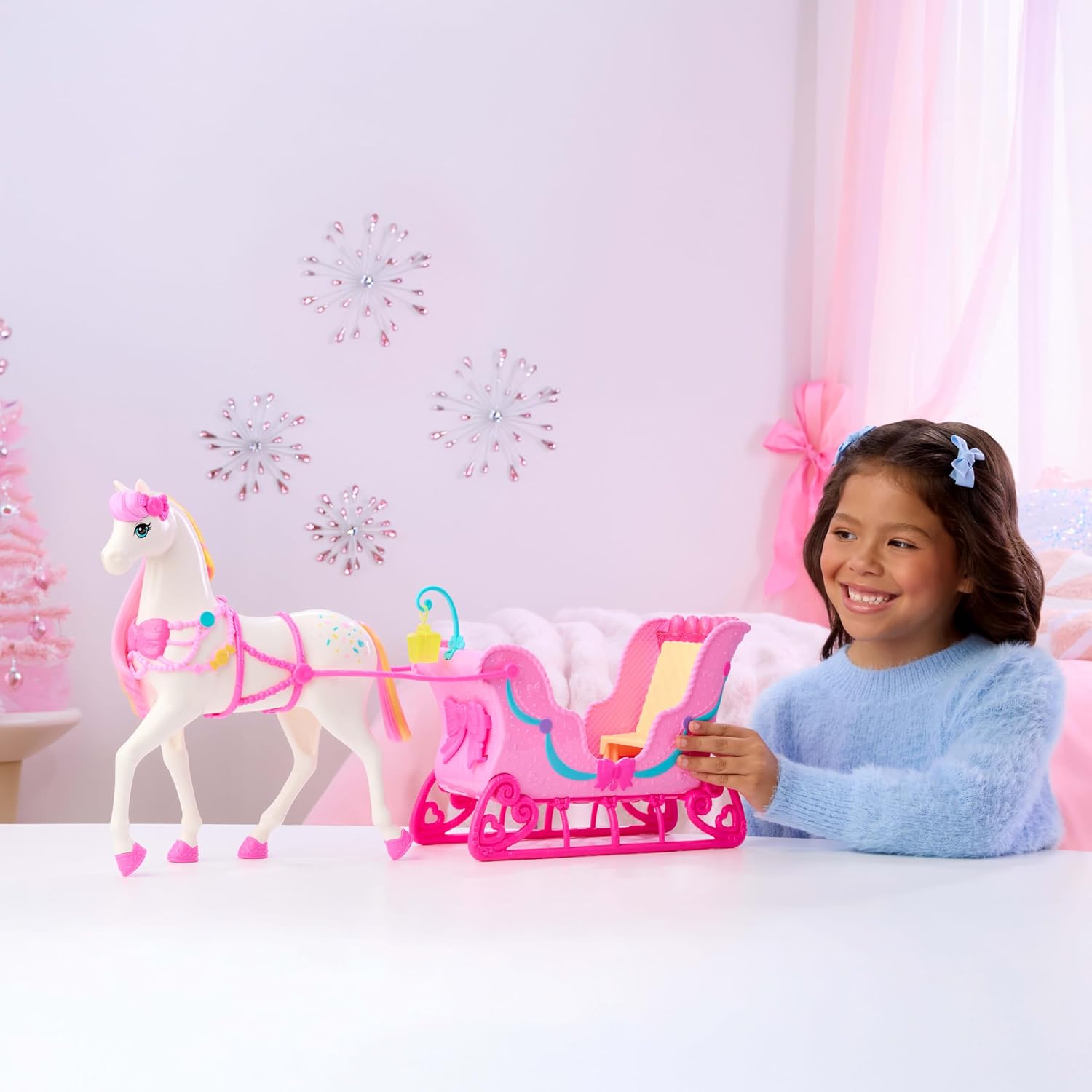 Barbie Pähkinänsärkijä Hevonen ja Reki