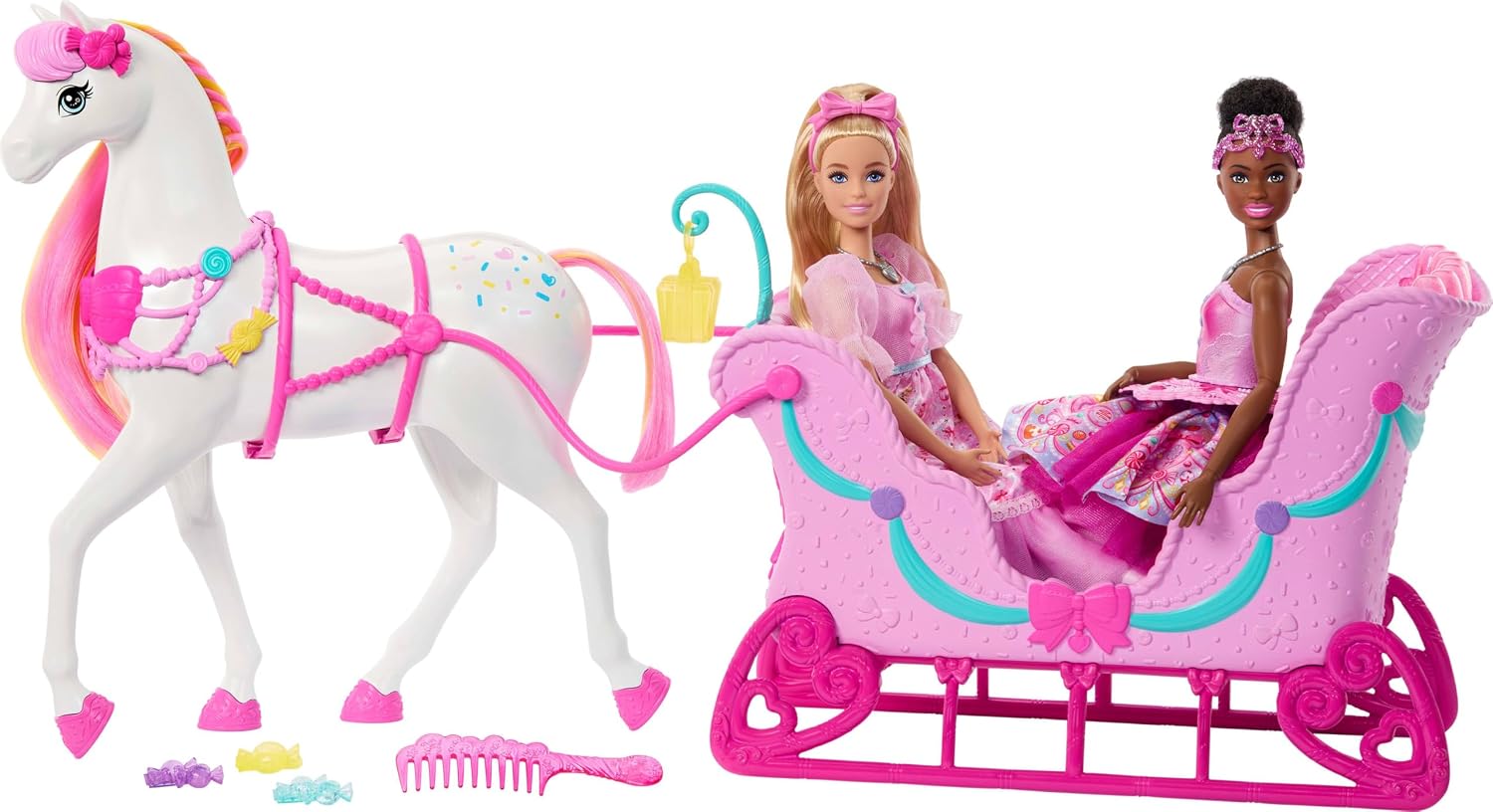 Barbie Pähkinänsärkijä Hevonen ja Reki