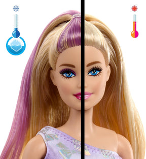 Barbie Party Color Change Väriä Vaihtava Nukke Vaaleat Hiukset