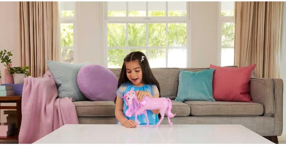 Barbie Sparkle Lights Unicorn Yksisarvinen Valoilla