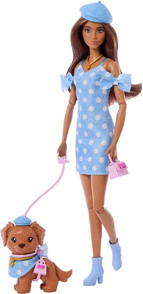 Barbie Twinning Looks Nukke ja Lemmikki Brunette
