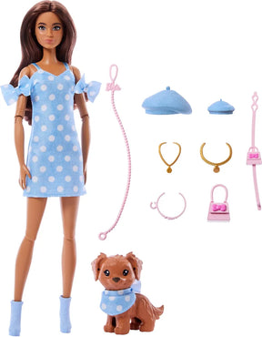 Barbie Twinning Looks Nukke ja Lemmikki Brunette