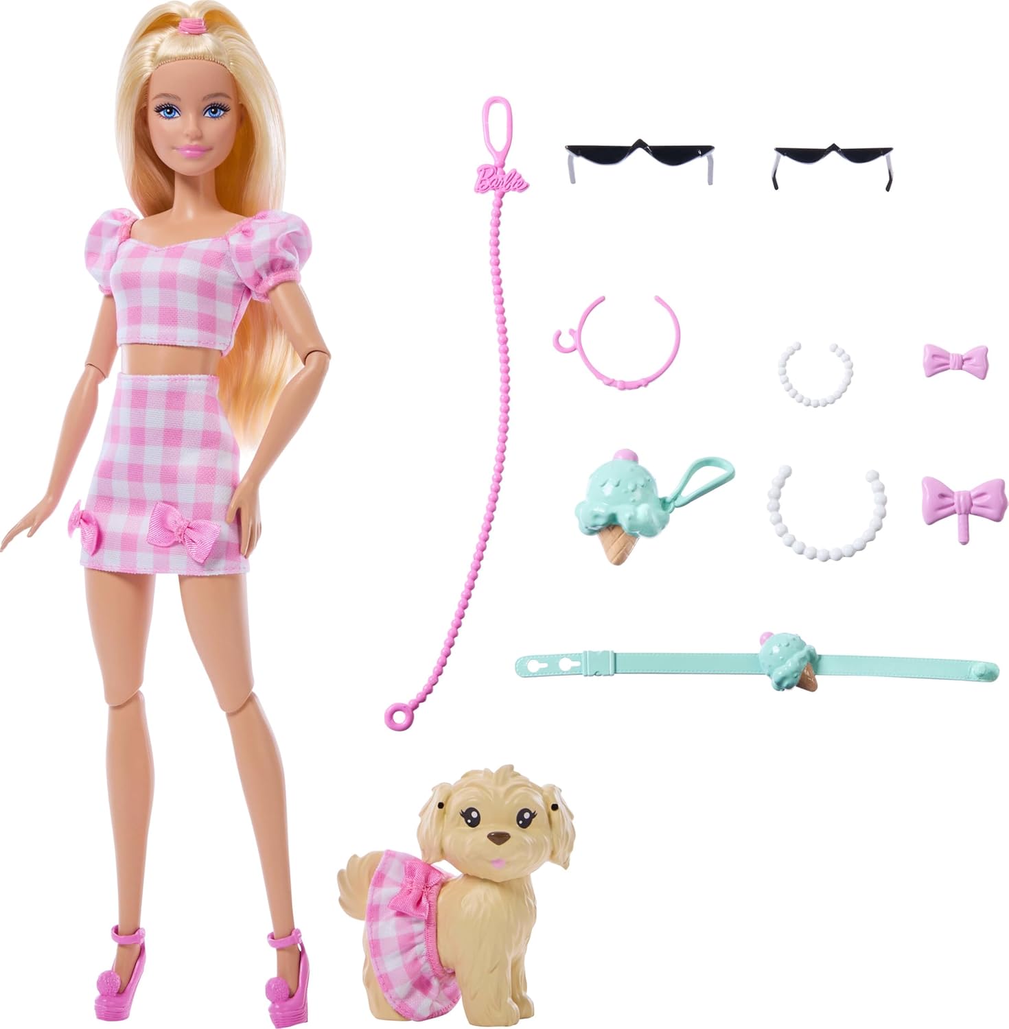 Barbie Twinning Looks Nukke ja Lemmikki Vaaleatukkainen