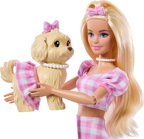 Barbie Twinning Looks Nukke ja Lemmikki Vaaleatukkainen