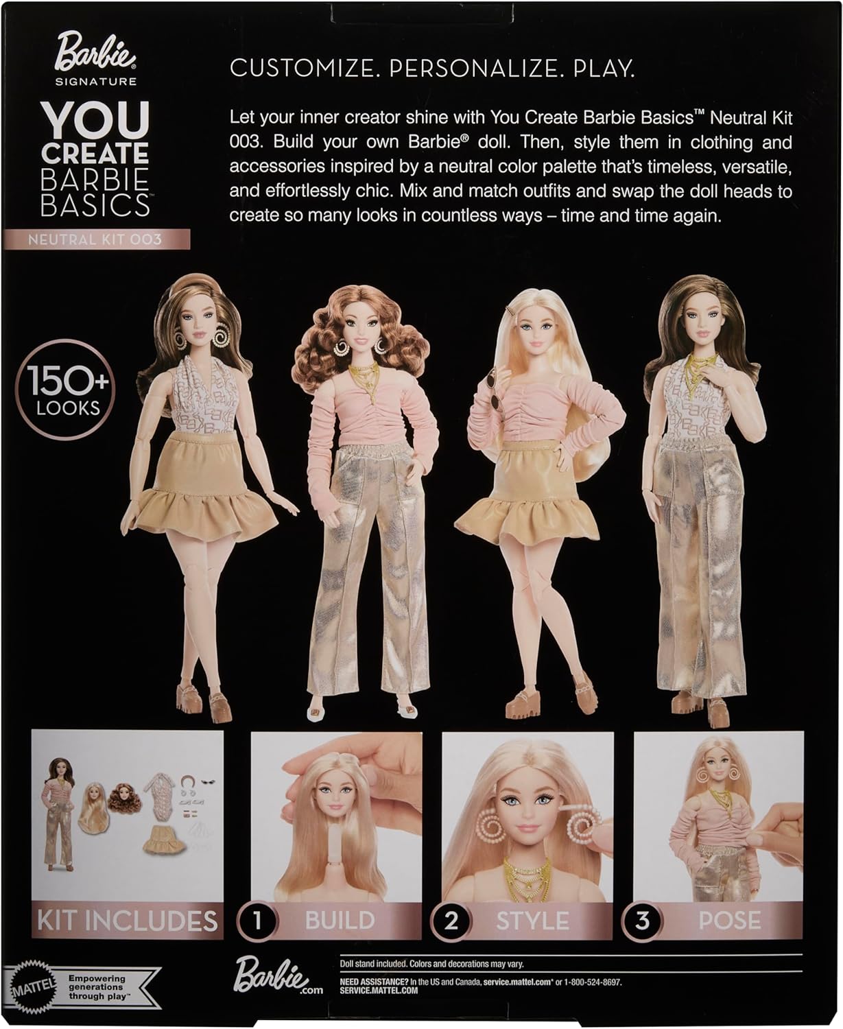 Barbie You Create Basics Neutral Kit #003