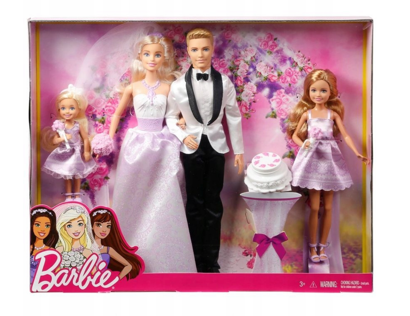 Barbie ja Ken Hääpakkaus sekä Kukkaistytöt