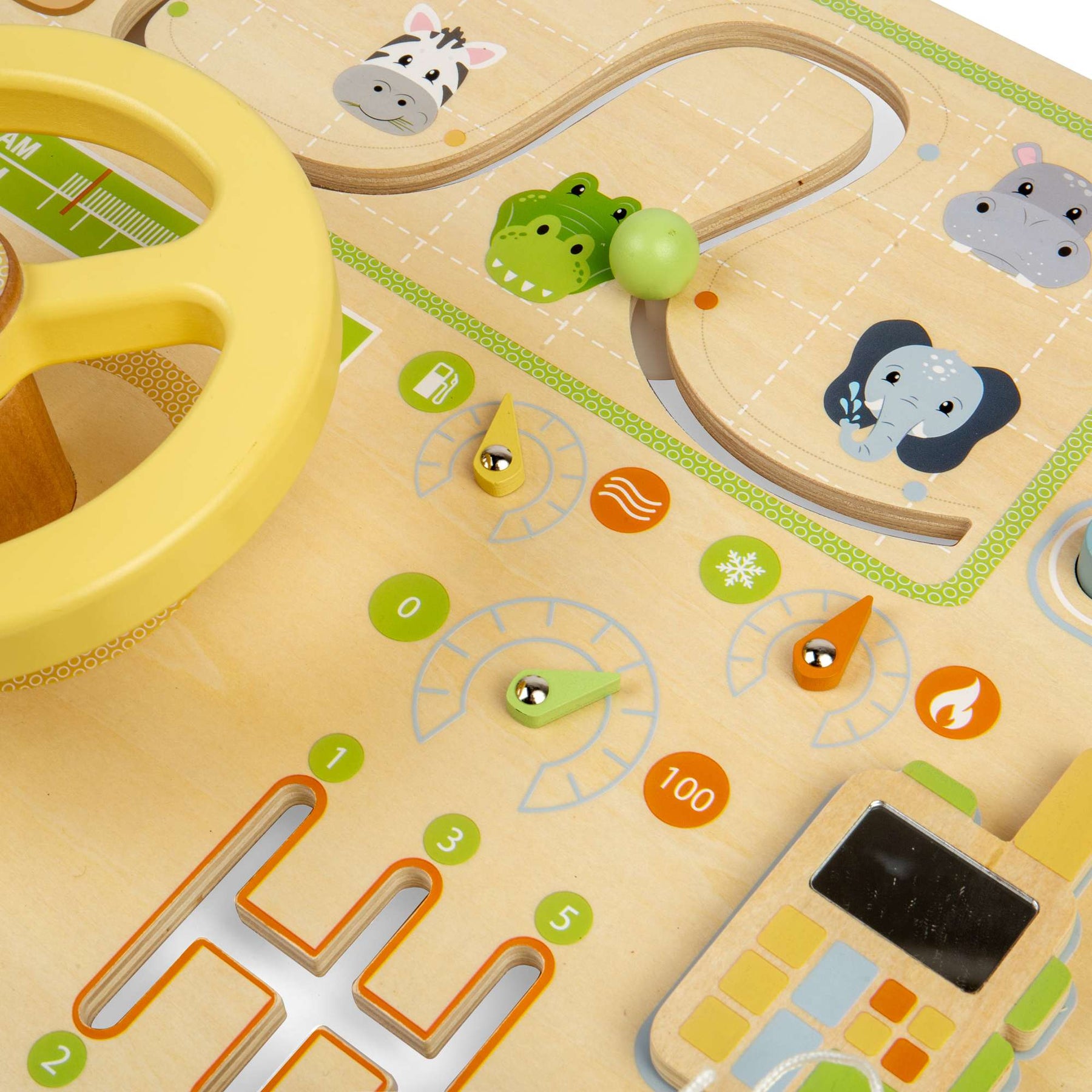 vBigjigs Busyboard Puinen Aktiviteettialusta