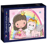 Bluebird Puzzle 48 Palan Palapeli The Unicorn And The Princess