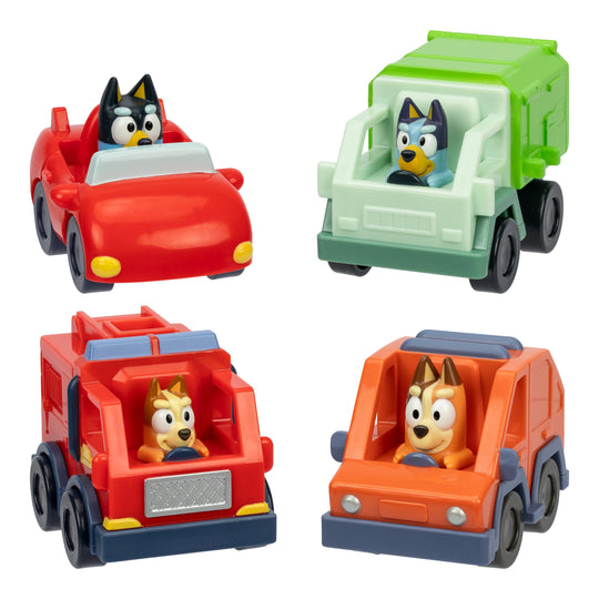 Bluey Ajoneuvo Mini Racers Lajitelma