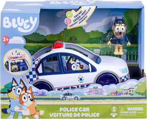 Bluey Poliisiauto Äänellä ja Valolla ja Hahmo