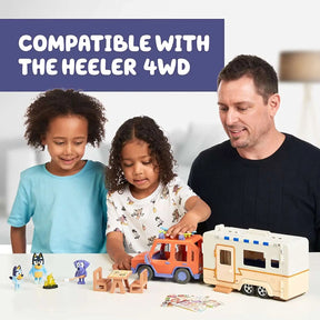 Bluey Ultimate Caravan Adventures Auto ja Asuntovaunu Leikkisetti