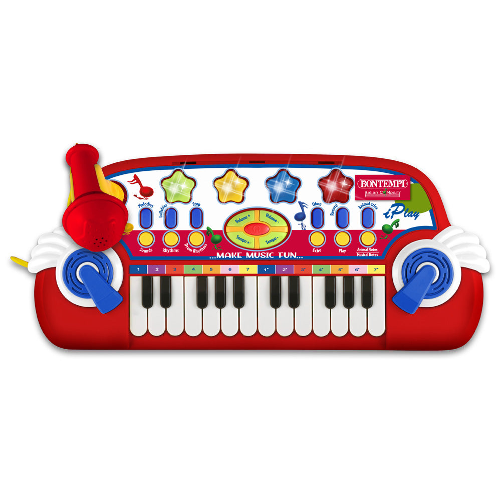 Bontempi Lasten Kosketinsoitin Mikrofonilla