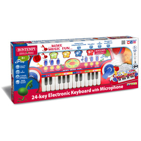 Bontempi Lasten Kosketinsoitin Mikrofonilla
