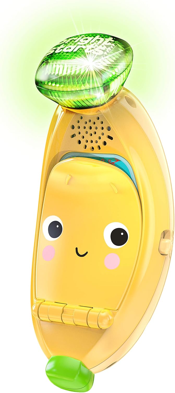 Bright Starts Babblin Banana Leikkipuhelin Äänillä ja Valoilla
