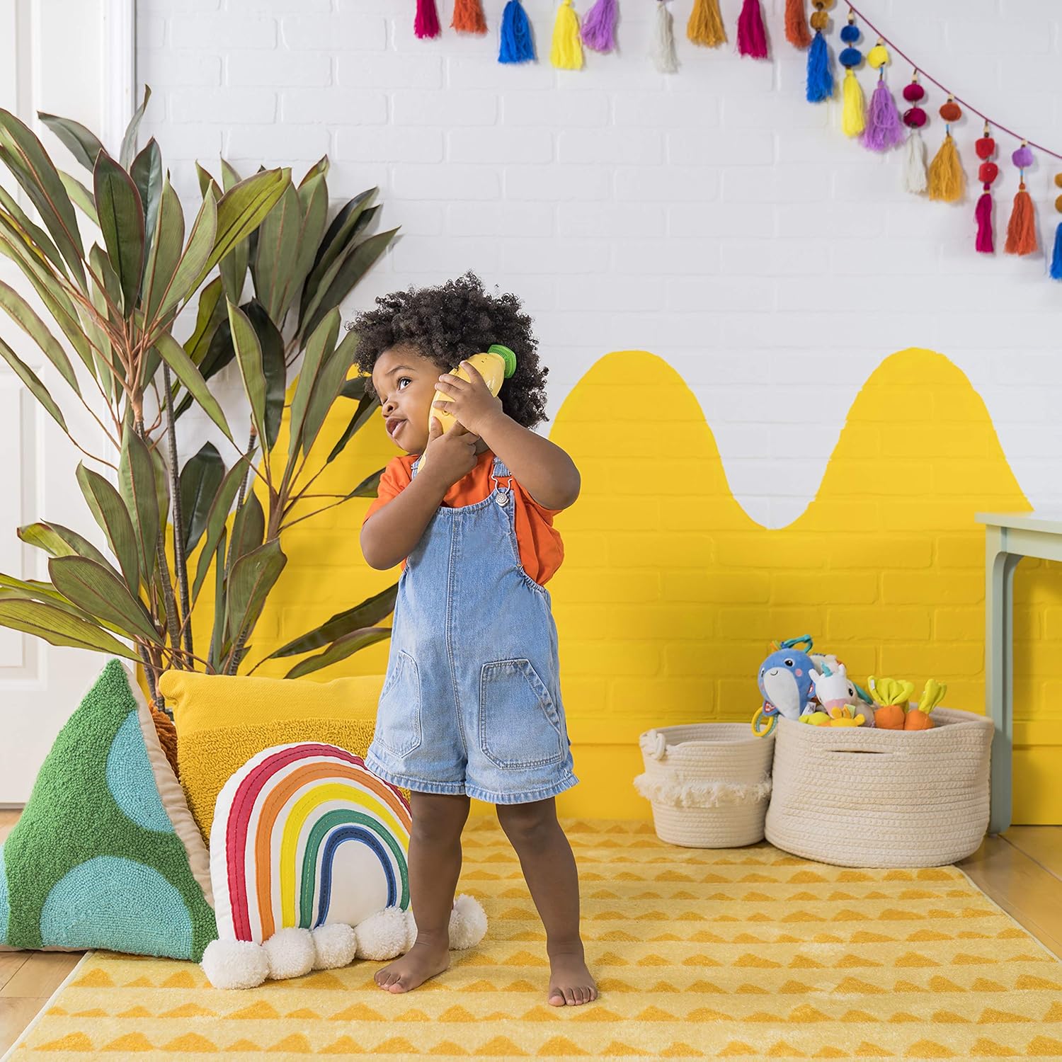 Bright Starts Babblin Banana Leikkipuhelin Äänillä ja Valoilla