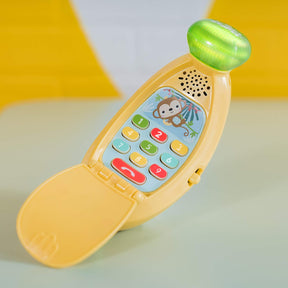 Bright Starts Babblin Banana Leikkipuhelin Äänillä ja Valoilla