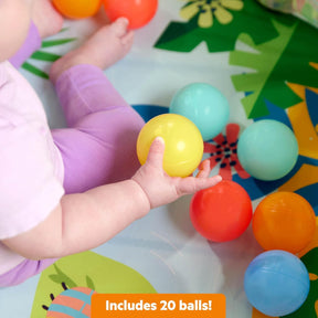 Bright Starts Rowdy Rainforest Pallomeri/Pallonheittoaitaus