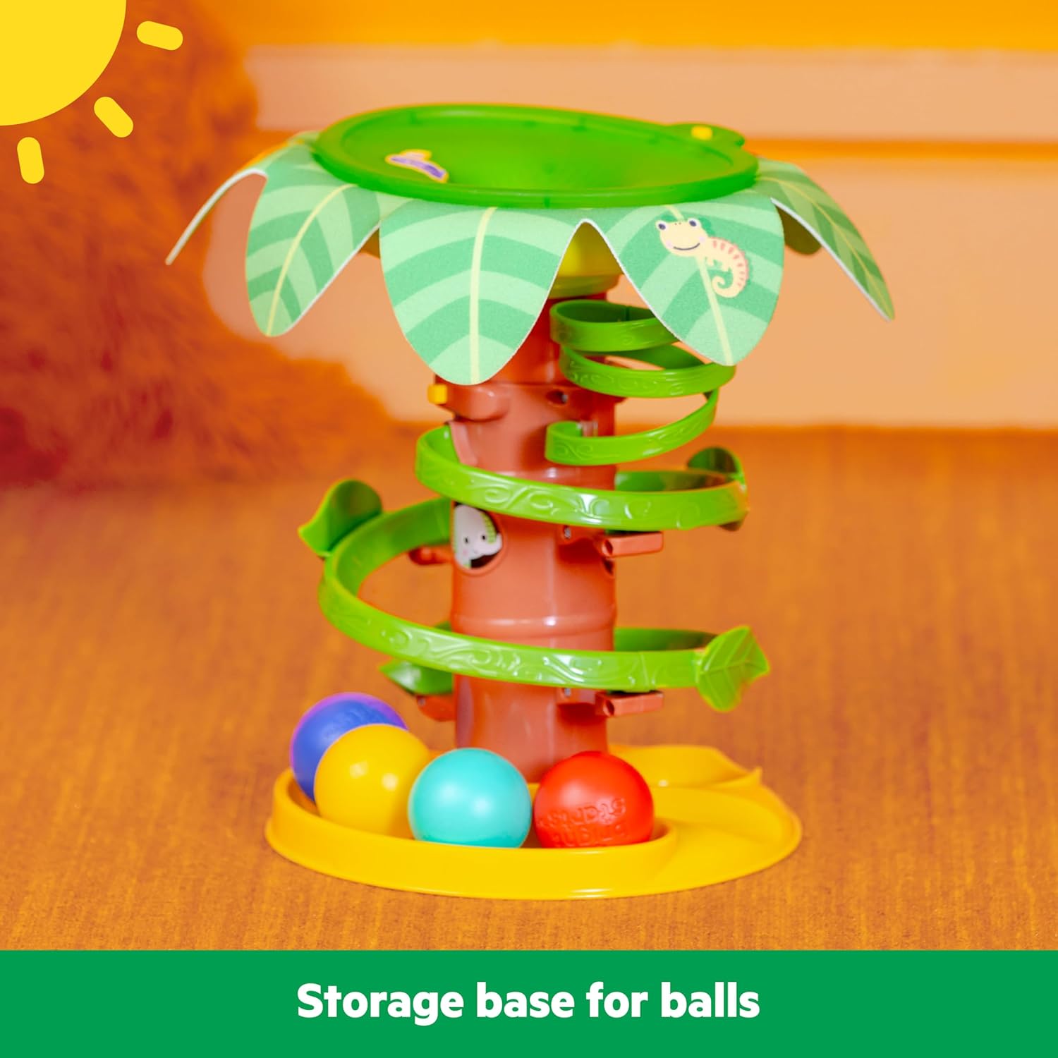 Bright Starts Tropical Twirl Pallospiraali Valolla ja Äänellä