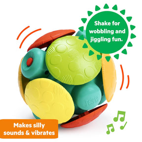 Bright Starts Wobble Bobble Crawl and Chase Ball Liikkuva Pallo 