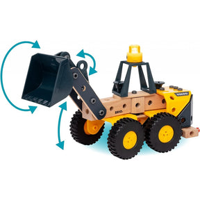 Brio Builder Volvo- Pyöräkuormaaja Leikkisetti Valolla