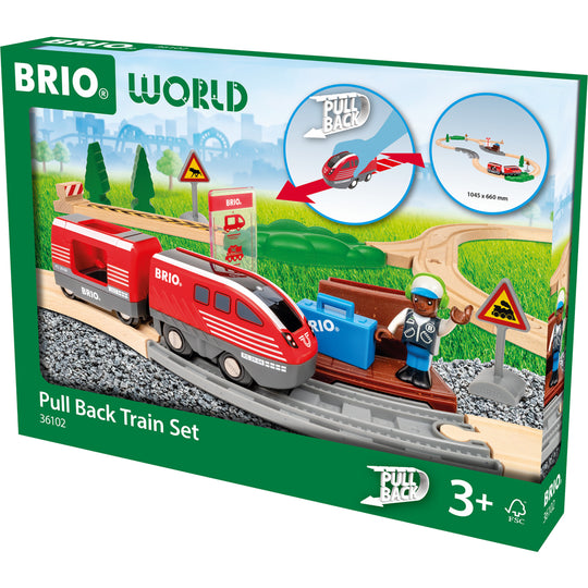 Brio Puujunarata 36102 Pull Back -Junasetti