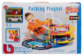 Burago Parkkitalo Leikkisetti ja 2 Autoa