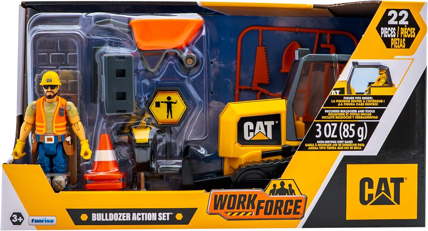 CAT Workforce Puskutraktori, Hahmo ja Työvälineet