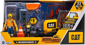 CAT Workforce Puskutraktori, Hahmo ja Työvälineet